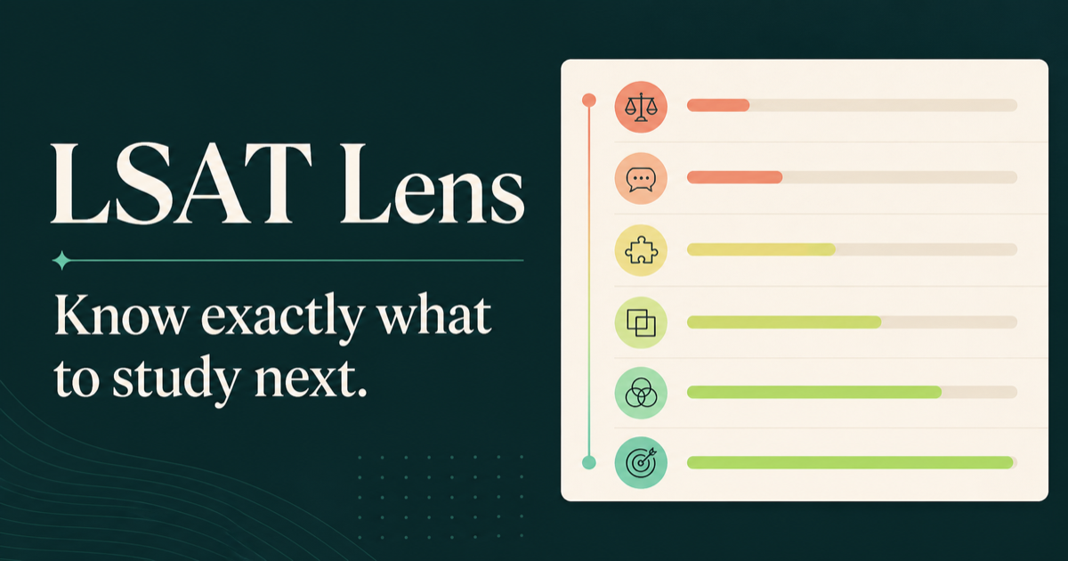 LSAT Question Type Tracker & Practice Test Analytics | LSAT Lens